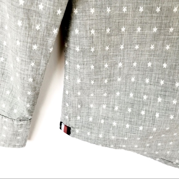 Tommy Hilfiger Gray Button Down Shirt - Picture 6 of 6